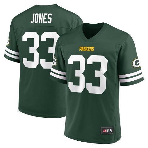  NFL PRO LINE Men's Aaron Jones Green Green Bay Packers Home  Player Jersey : Sports & Outdoors