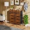 FDW 5/8/9 Dresser Fabric Dresser Wide Storage Chest for Bedroom Living Room - 2 of 4