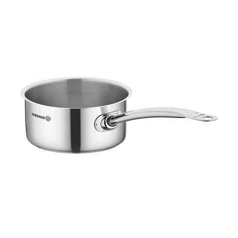 Korkmaz Ornella 2 Piece 2 Liter Quart Aluminum Nonstick Saucepan