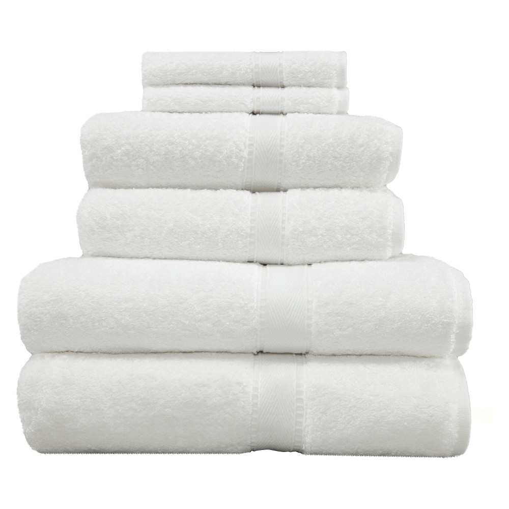 Photos - Towel Terry  Combination 6pc Set White - Linum Home Textiles