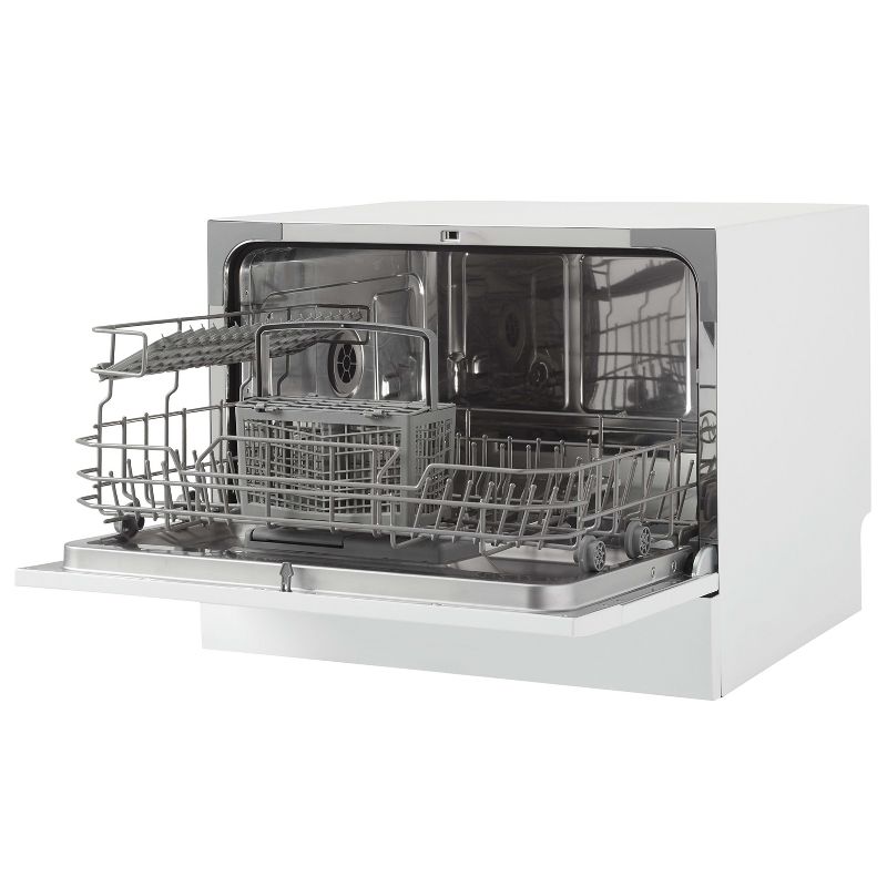 Danby DDW621WDB 6 Place Setting Countertop Dishwasher in White, 2 of 13
