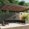 vidaXL Garden Lounge Set Dark grey, Black - 2 of 4