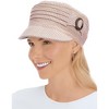 Collections Etc Stylish Striped Seersucker Brimmed Hat - 4 of 4