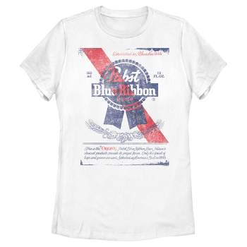 Men's Pabst Classic Label T-shirt - White - Small : Target