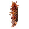 Vickerman 22" Artificial Orange Fall Maple Leaf Wreath. - 4 of 4