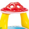 INTEX 57114EP Mushroom Baby Pool: Built-In Mushroom Shade – Soft Inflatable Floor – Durable Vinyl – Ages 1-3 – 40" x 35" - 3 of 4