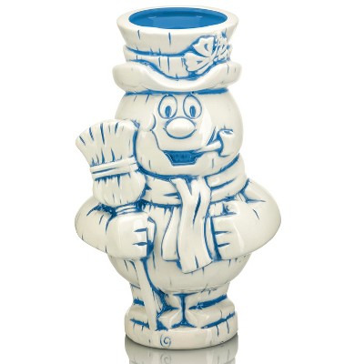 Beeline Creative Geeki Tikis Holiday Frosty The Snowman Ceramic Mug | Holds 24 Ounces