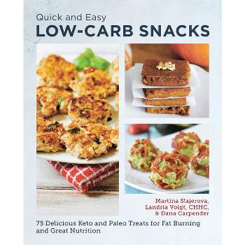 Quick and Easy Low Carb Snacks - by  Martina Slajerova & Dana Carpender (Paperback)