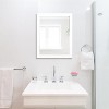 Rectangular Wall Mirror, White Framed Mirror for Bathroom, Bedroom, Living Room & Entryway Decor - 3 of 4