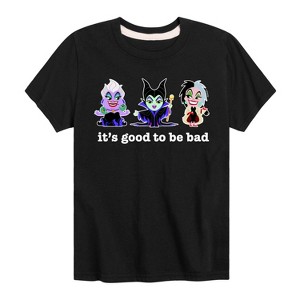 Boys' - Disney Villains - It's Good To Be Bad Short Sleeve Graphic T-Shirt - 1 of 4