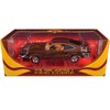 1978 Ford Mustang II King Cobra Dark Brown Metallic with Orange and Gold Hood Stripes 1/18 Diecast Model Car by Greenlight - 3 of 3
