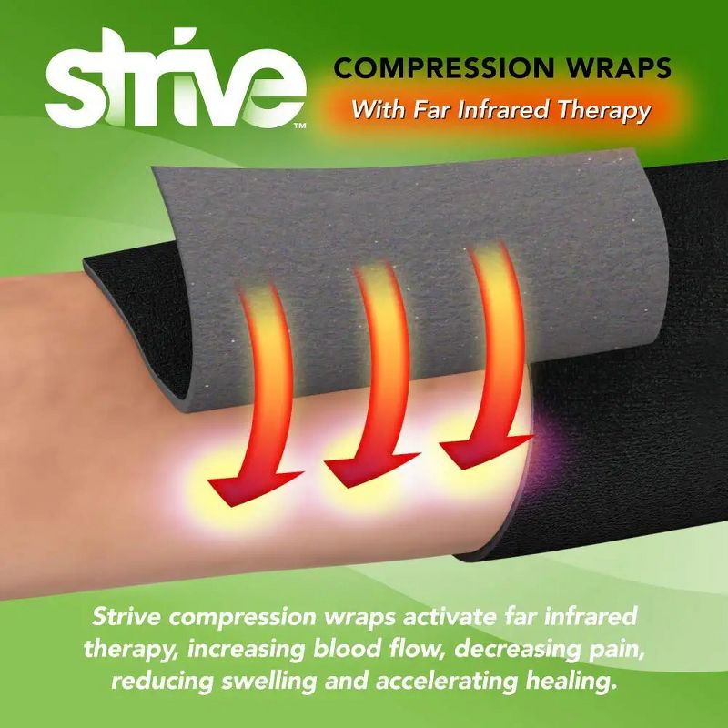 Strive Elastic Compression Therapy Wrap, for Muscle Recovery and Joint Pain Relief, 2 of 10