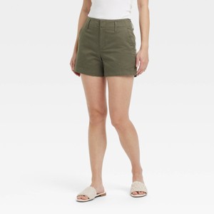 Women's High-Rise Chino Shorts - A New Day™ - 1 of 3