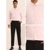 Lars Amadeus Men's Solid Color Long Sleeves Button Down Business Prom Dress Shirts - image 4 of 4