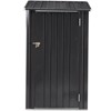 Outdoor Storage Shed, 3 x 3 FT Metal Steel Garden Shed with Single Lockable Door, Small Shed Outdoor Steel Utility Tool Shed for Backyard Garden Lawn - 2 of 4