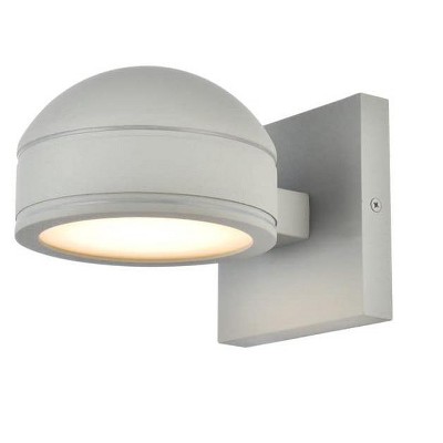 Elegant Lighting Raine Integrated LED wall sconce in silver