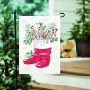 Evergreen Christmas Charm Reversible Burlap Garden Flag 12 x 18 Inches Indoor Outdoor Decor - 3 of 4