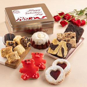 Dulcet Gift Baskets Rugelah, Brownie and Cookies Gift Baskets, Gourmet Valentines Gift Baskets for GirlFriend, Fiancée, Employees, Coworker, and Wife - 1 of 4