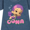 - Bubble Guppies - Oona Graphic Short Sleeve Fleece Dress - 2 of 4