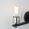 Artcraft Lighting Essex 3 - Light Vanity in  Black/Chrome - 3 of 4