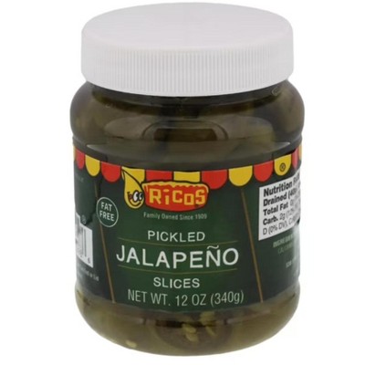 Ricos Pickled Jalapeno Slices, 12 oz