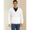 Lars Amadeus Men's Zip Up Long Sleeves Solid Color Knit Hooded Jackets - 2 of 4