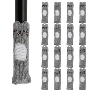 Unique Bargains Slip Resistant Chair Leg Covers 16 Pcs - 1 of 4