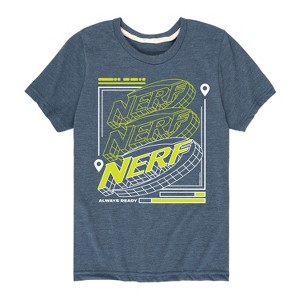 Boys' - NERF - Nerf Neon Grid Logo Short Sleeve Graphic T-Shirt - 1 of 4
