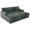 Polibi Oversized Double Chaise Lounge Sofa with Cup Holders and USB Ports - 3 of 4