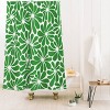 Jenean Morrison All Summer Long Heavy Shower Curtain Green - Deny Designs: 74 Inch Length, Botanical Pattern, Microfiber - 2 of 3