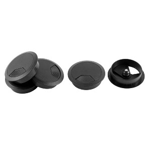 Unique Bargains 5Pcs 53mm Mounting Hole Diameter Computer Desk Table Counter Top Cable Wire Grommets - 1 of 4