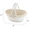 Cornucopia Brands Wicker Basket w/ Handles for Easter, Picnics, Easter, Gifts, Home Decor, 13x10x6" - 3 of 4