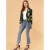 INSPIRE CHIC Women's Notched Lapel Open Front Business Casual Blazer - 3 of 4