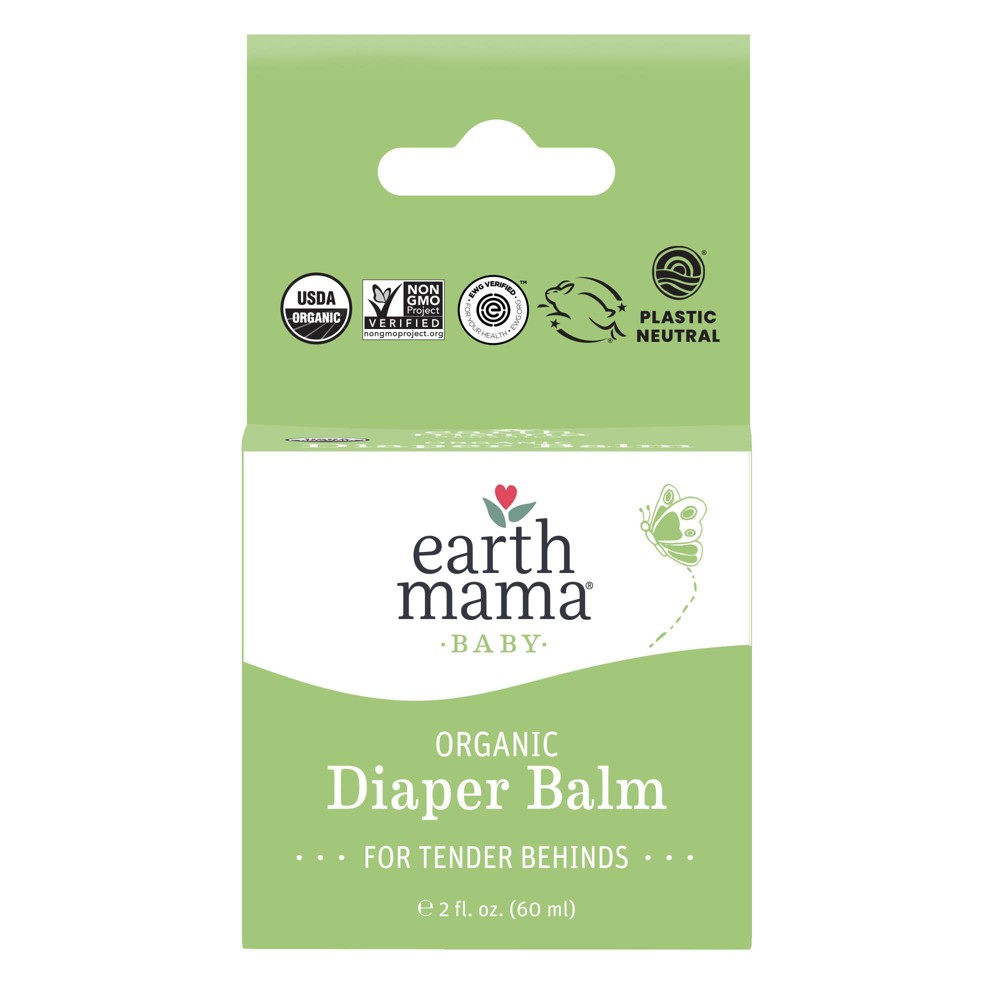 Photos - Baby Hygiene Earth Mama Organics Diaper Balm - 2 fl oz