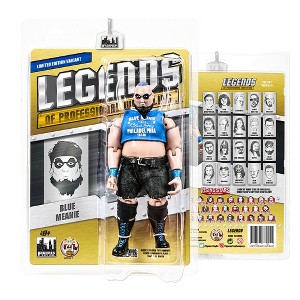 Legends of Professional Wrestling Series Action Figures: The Blue Meanie [Blue Shirt Variant] - 1 of 2