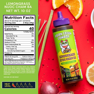 Asian Cajun Cowboy Lemongrass Bayou Honey Citrus Chili Dipping Sauce - 10oz