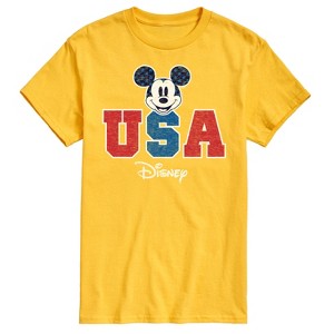 Men's - Disney - Mickey Mouse USA Head Short Sleeve Graphic T-Shirt - 1 of 4