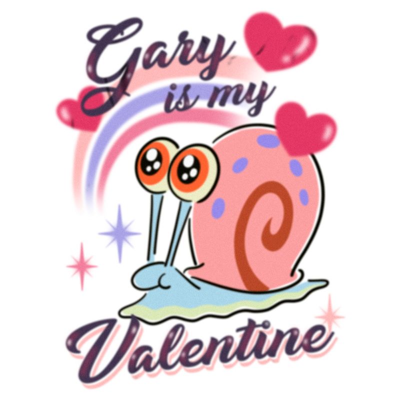 Men's SpongeBob SquarePants Gary is My Valentine T-Shirt, 2 of 6