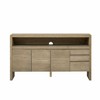 Bella Depot 60" Sideboard with 3 Drawers and Semi-Open Shelf, Large Storage Cabinet for Living Room, Hallway, Dining - 4 of 4