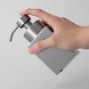 Square Refillable Soap Dispenser,Stainless Steel,Hand Sanitizer Bottle,Shower Gel Lotion Foam Dispenser - 3 of 4