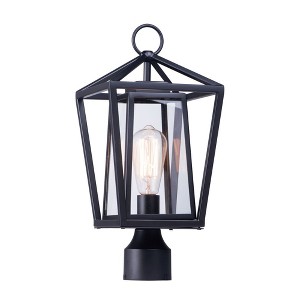 Maxim Lighting Artisan 1 - Light Post Light in  Black - 1 of 4