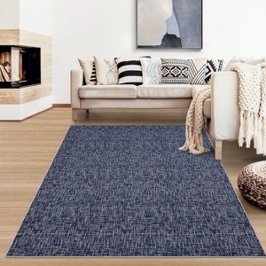 Runner Rug Washable Runner Rug Modern Abstract Runner Mat Hallway Contemporary Solid Rug Non-Slip Foldable Aesthetic Accent Floor Carpet - 1 of 4