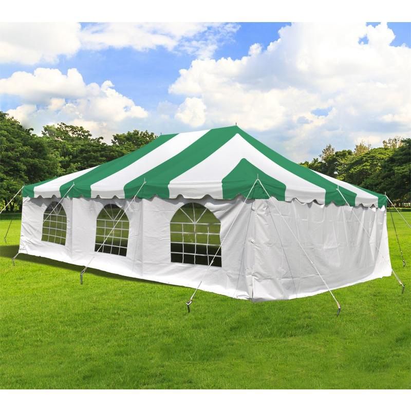 Party Tents Direct Weekender Outdoor Canopy Pole Tent with Sidewalls, 4 of 9