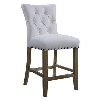 24" Preston Counter Height Barstool White -  OSP Home Furnishings