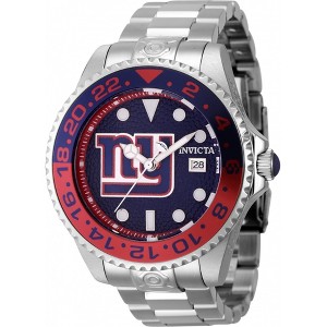 Invicta 45028 Men's NFL New York Giants Dark Blue, Red Dial Watch - 1 of 2