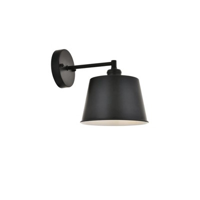 Elegant Lighting Nota 1 light black Wall Sconce
