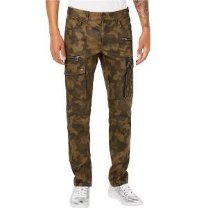 I.N.C International Concepts Mens Berlin Cargo Jeans, Green, 38W x 30L - 1 of 1