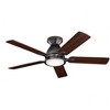 Kichler Lighting Arvada 1 - Light Ceiling Fan in  Anvil Iron - 4 of 4