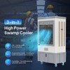 ROVSUN 130L Portable Swamp Cooler with Remote, 9000CFM Evaporative Air Cooler Fan with Oscillating Timer & Ice Packs for Indooor Outdoor Patio Garage - 3 of 4