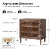 Herlinda 3-Drawer Nightstand with Built-In Outlet Set of 2|ARTFUL LIVING DESIGNS - 3 of 4
